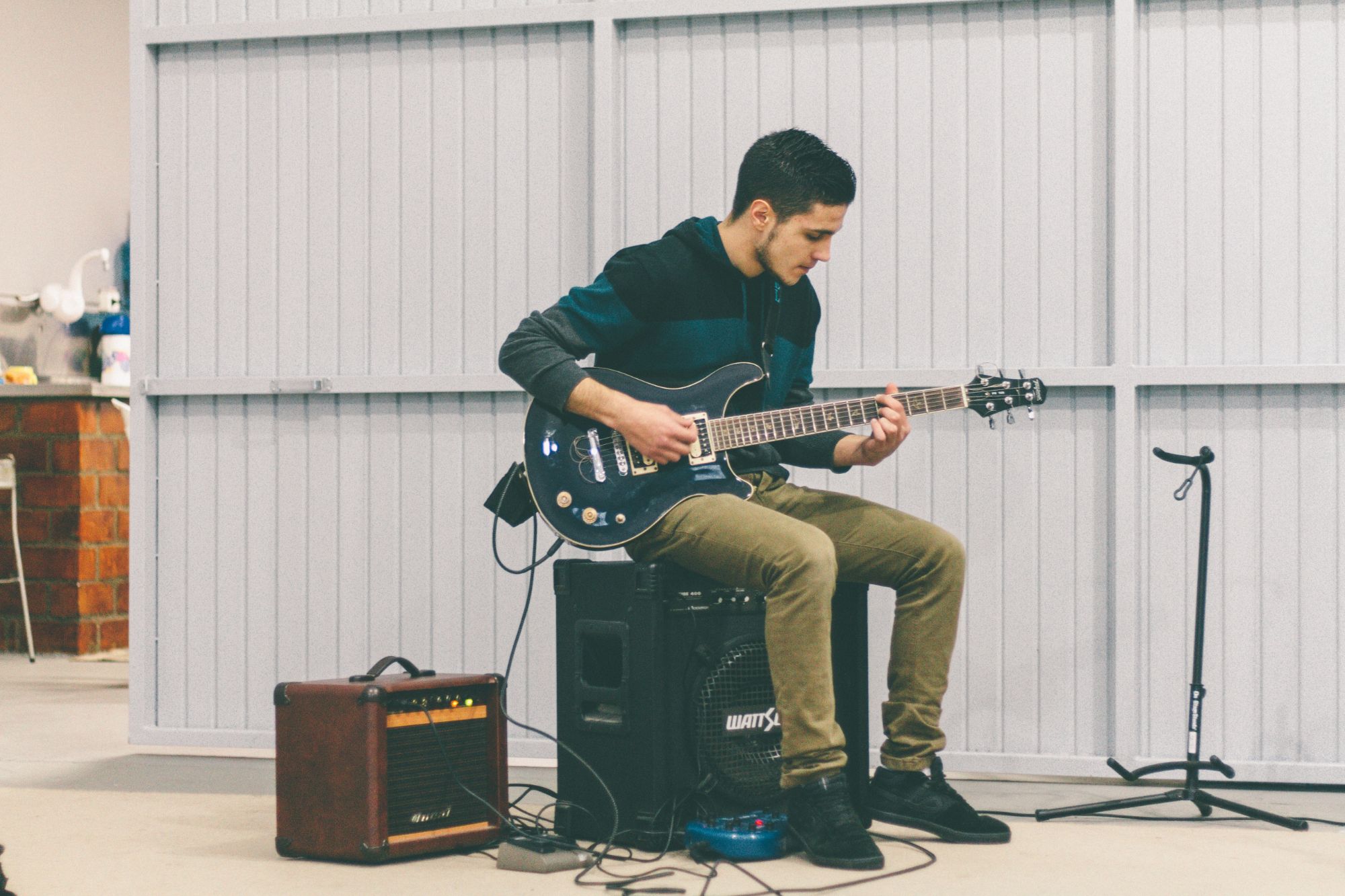 boy with guitar